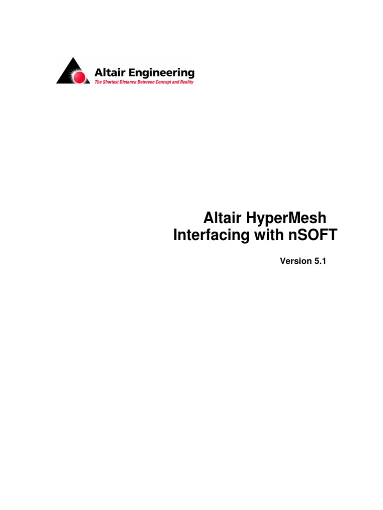 nSOFT Interface with HyperMesh Guide | PDF | Stress (Mechanics ...