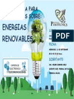 Conferencia sobre energías renovables para estudiantes