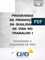 ERGONOMIA E QUALIDADE DE VIDA - UNIDADE 18 - Ocred