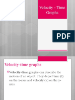 Velocity - Time Graphs