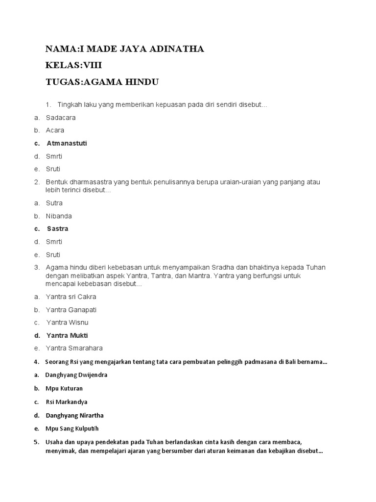 I Made Jaya Adinatha | PDF