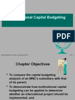 Multinational Capital Budgeting