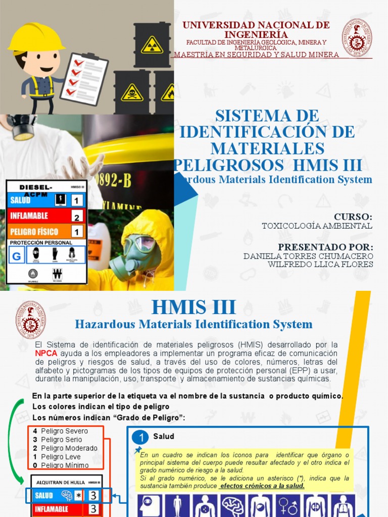 Sistema HMIS III: Identificación de Riesgos | PDF | Seguridad y salud ...