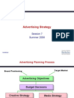Advertising Strategy: Session 7 Summer 2008