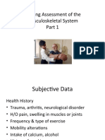 Nursing Assessment of The Musculoskeletal System