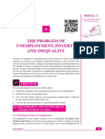 The Problem of Unemployment, Poverty and Inequality: Module - 2