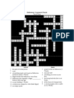 Halloween Crossword Puzzle: G H O S