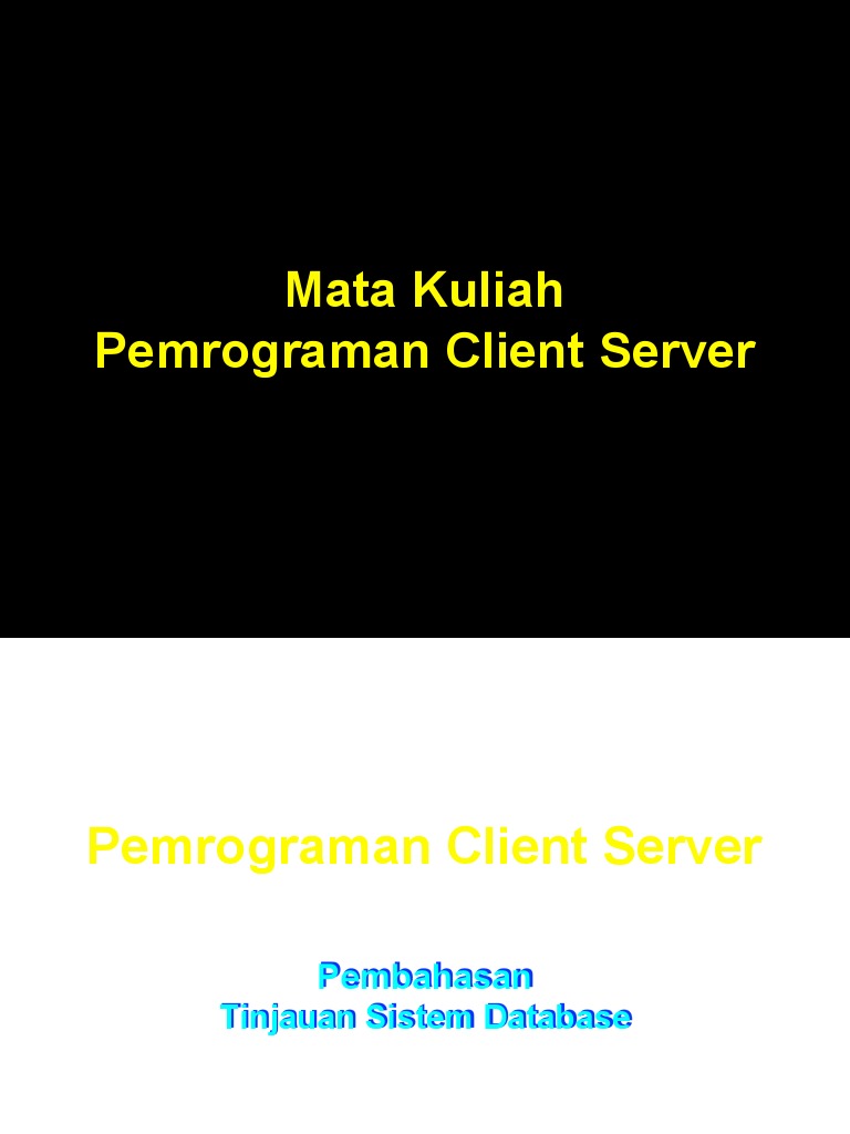 Pertemuan 4 Basis Data | PDF | Komputer