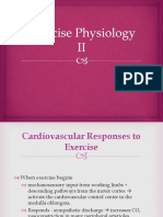 Exercise Physiology II