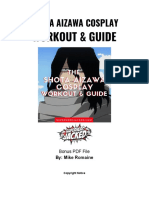 Shota Aizawa Cosplay Workout Guide PDF 1