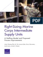 Right-Sizing Marine Corps Intermediate Supply Units