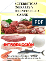 Características Generales de Carnes