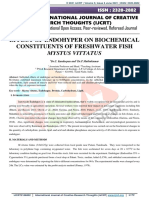 Effect of Endohyper On Biochemical Constituents of Freshwater Fish Mystus Vittatus