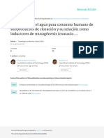 Evaluación en El Agua para Consumo Humano de Subproductos de Cloración y Su Relación Como Inductores de Mutagénesis (Mutacio...