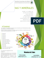 Vitaminas y Minerales Exposicion