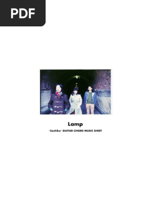 lamp コード譜 その4】Botanical House Storeにて、Lamp「さち子」のギターコード譜