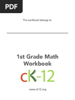 Grade 1 Math Workbook PDF | PDF | Scientific Theories | Cognition