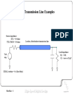 Short Transmission Line Examples: O O T T G G