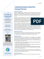 Technical: Evaluating Roadway Subsurface Drainage Practices
