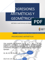 Progresiones Aritmeticas y Geometricas