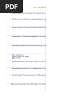 S.No. Name & Address: List of Deemed Universities