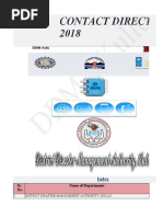 Contact Directory 2018: Index