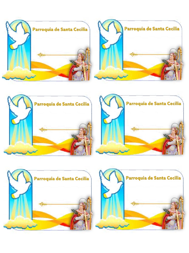 Gafetes Confirmación | PDF