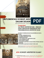 Seri 1-Implementasi Konsep Arsitektur Islam Dalam Desain