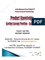 Product Knowledge Kavling Karang Pawitan (FNL)