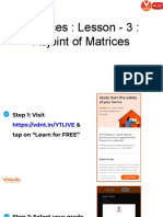 Matrices+ +lession+-+3+ ++Adjoint+of+Matrices