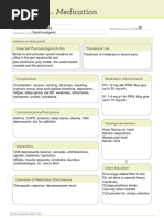 Medication: Expected Pharmacological Action Therapeutic Use