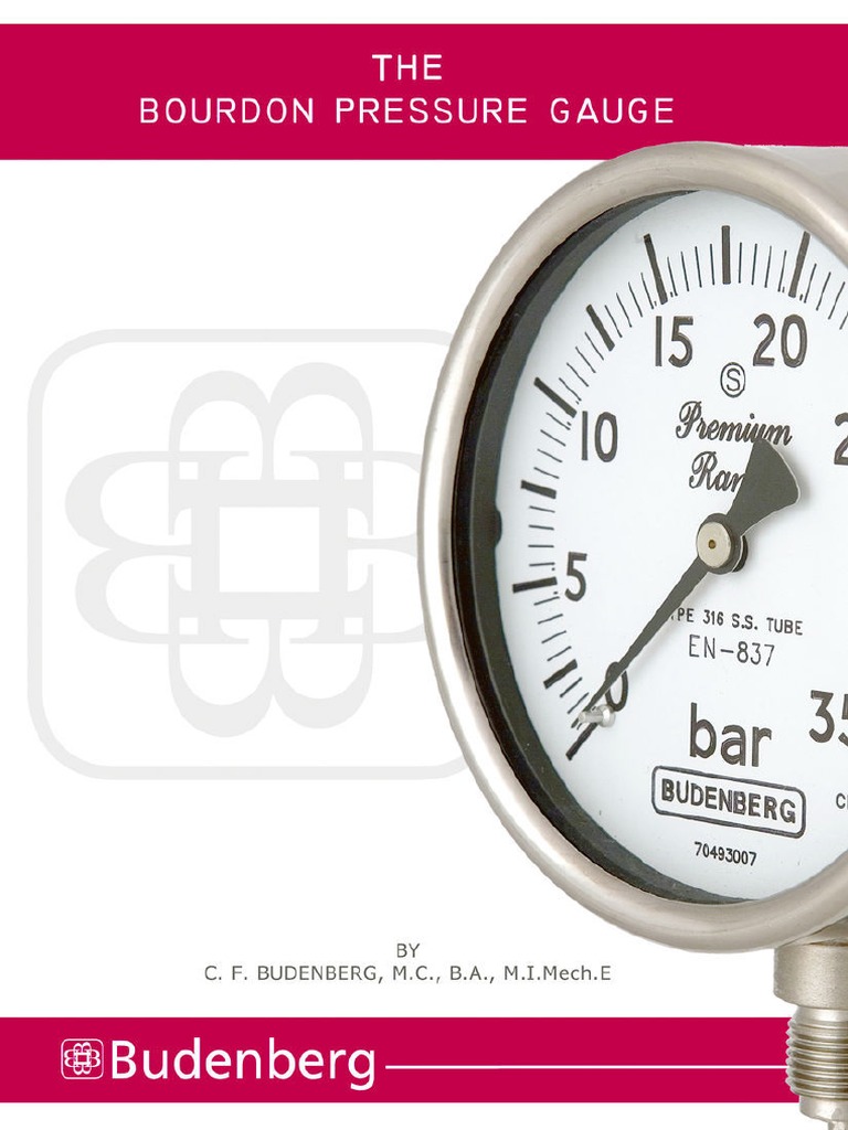 The Bourdon Pressure Gauge PDF Pressure Measurement Stainless Steel