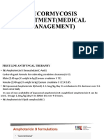 Mucormycosis Treatment (Medical Management)