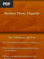 Business Phone Etiquette