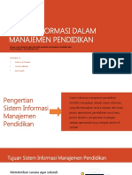 Sistem Informasi Dalam Manajemen Pendidikan