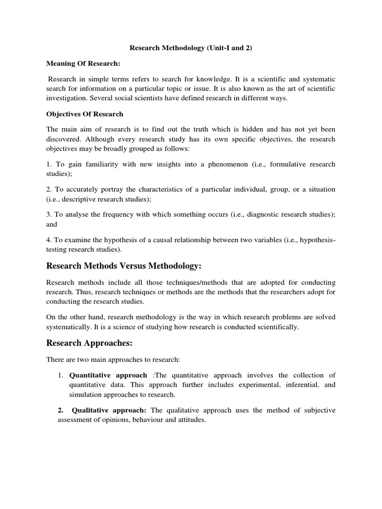 Research Methodology for PhD Students | PDF | Level Of Measurement ...