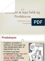 Salik Ng Produksyon by Michael r. Maglaque