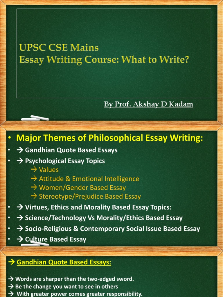 Essay Topics and Writing Themes | PDF | Value (Ethics) | Thought