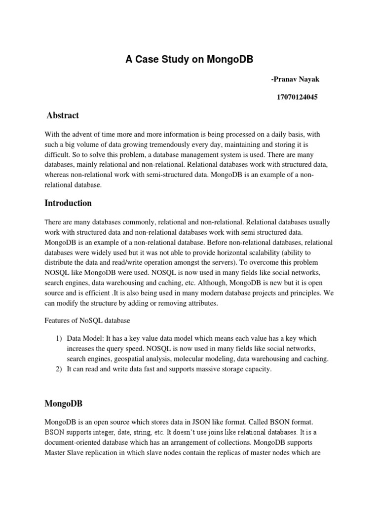 MongoDB Case Study: Forbes Transformation | PDF | Mongo Db | No Sql