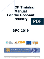 190304 HACCP Manual SPC Coconuts March 2019_web
