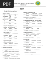 9 Insan Sase Service Review Class: English