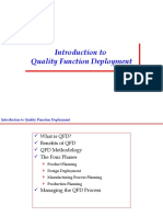 Introduction To Quality Function Deployment
