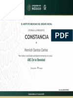 Constancia Abc de Obesidad