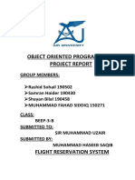 Online Flight Booking System Project Report