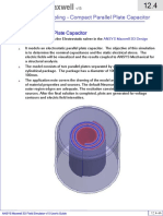 Multiphysics Coupling - Compact Parallel Plate Capacitor