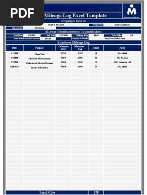 Employee-Mileage-Log