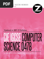 Caie Igcse Computer Science 0478 Practical