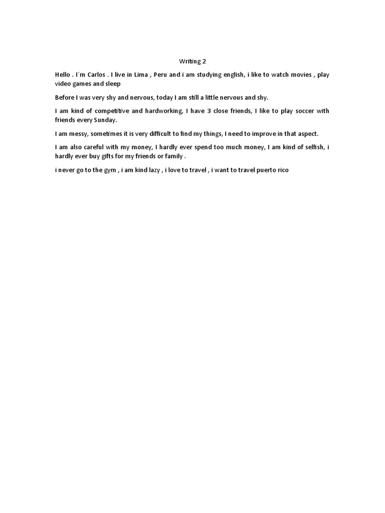 Writing 2 | PDF