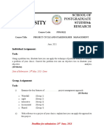 Assignments - PPM 8112 PCSM June 2021