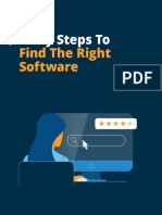 5 Key Steps To: Find The Right Software